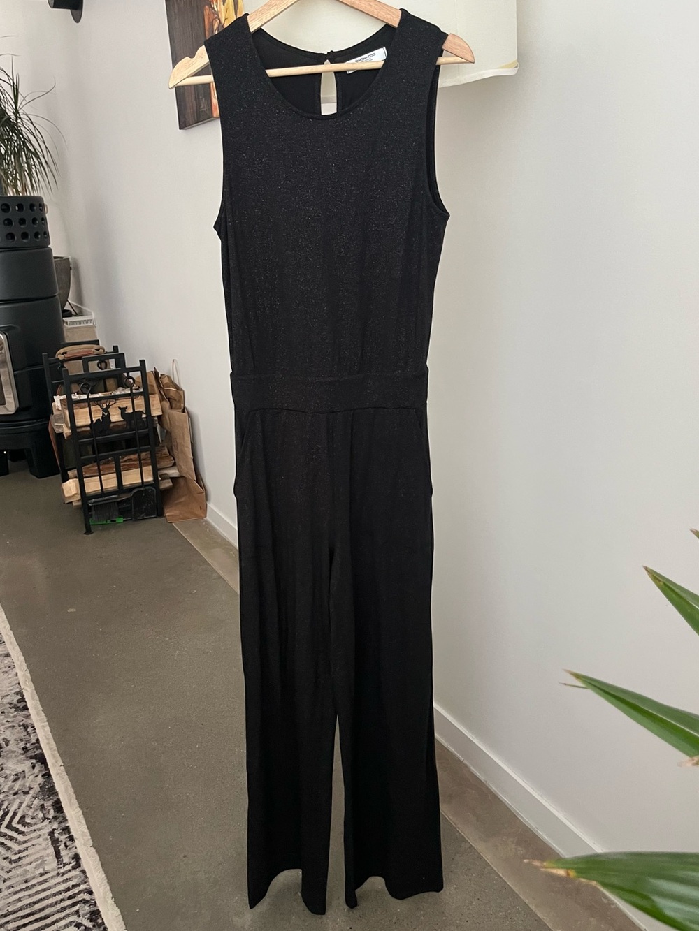 Smash + Tess Sparkly Black Romper / Jumpsuit
